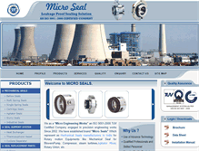 Tablet Screenshot of mechanicalsealindia.com